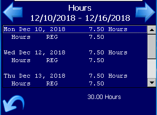 employee hours